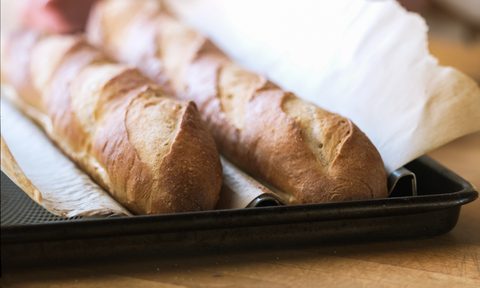 best baguette pans fresh baked bread in pan