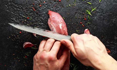 best butcher knives knife man slicing meat