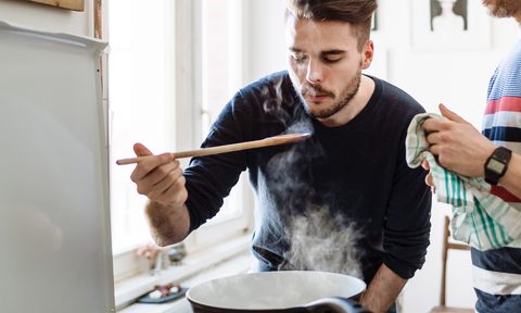 the best wooden spoons for eco friendly cooking spoon man blowing on