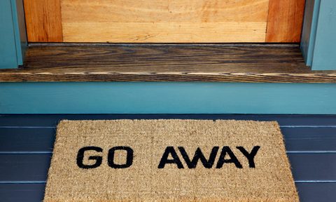 the best funny doormats with sayings go away door mat