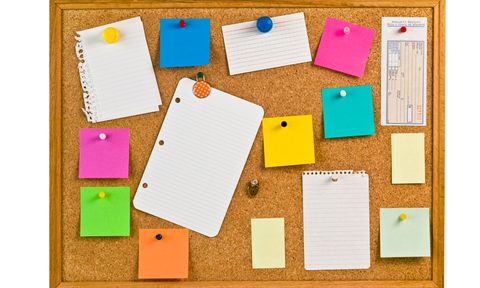 best memo boards notice board with notes