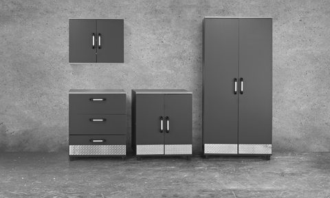 the best metal storage cabinets with locking doors gray garage