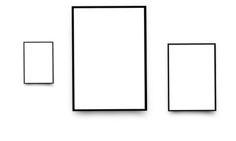 best picture frame sets for photos pictures and documents empty frames against white background