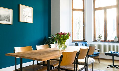 how to diy your ideal dining room wooden table and chairs with large window front in modern living stylish apartment