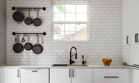 ways to maximize your kitchen storage space sink with hanging pans
