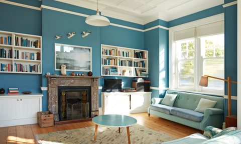 one quick change to transform living room decorated at home
