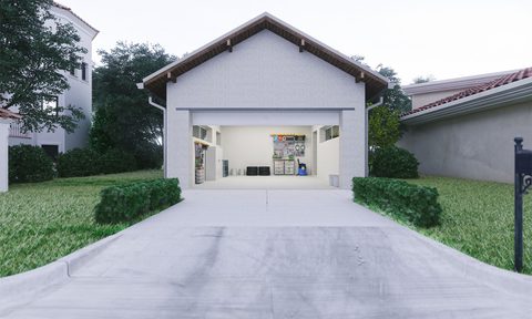 A clean and tidy garage