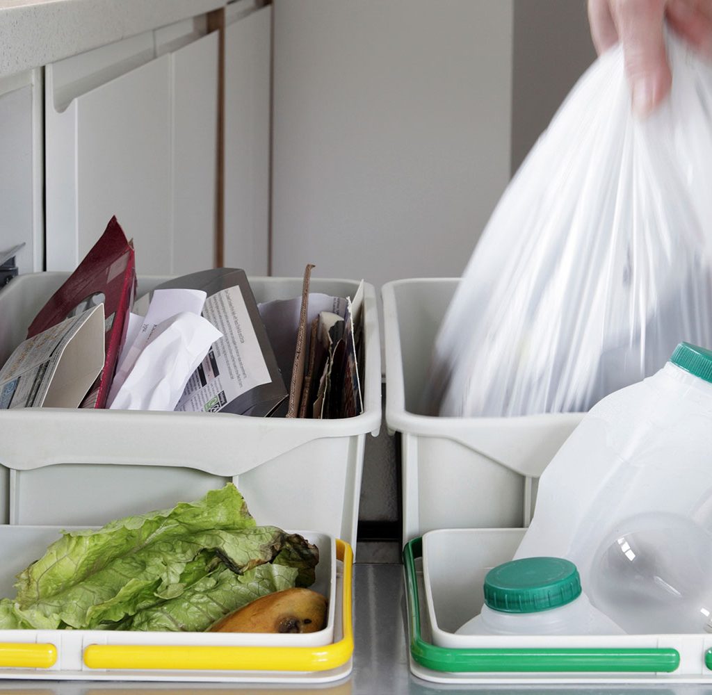 trash bags under sink