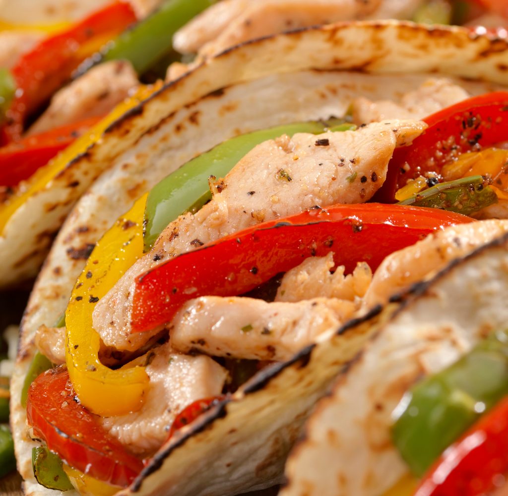 chicken fajitas