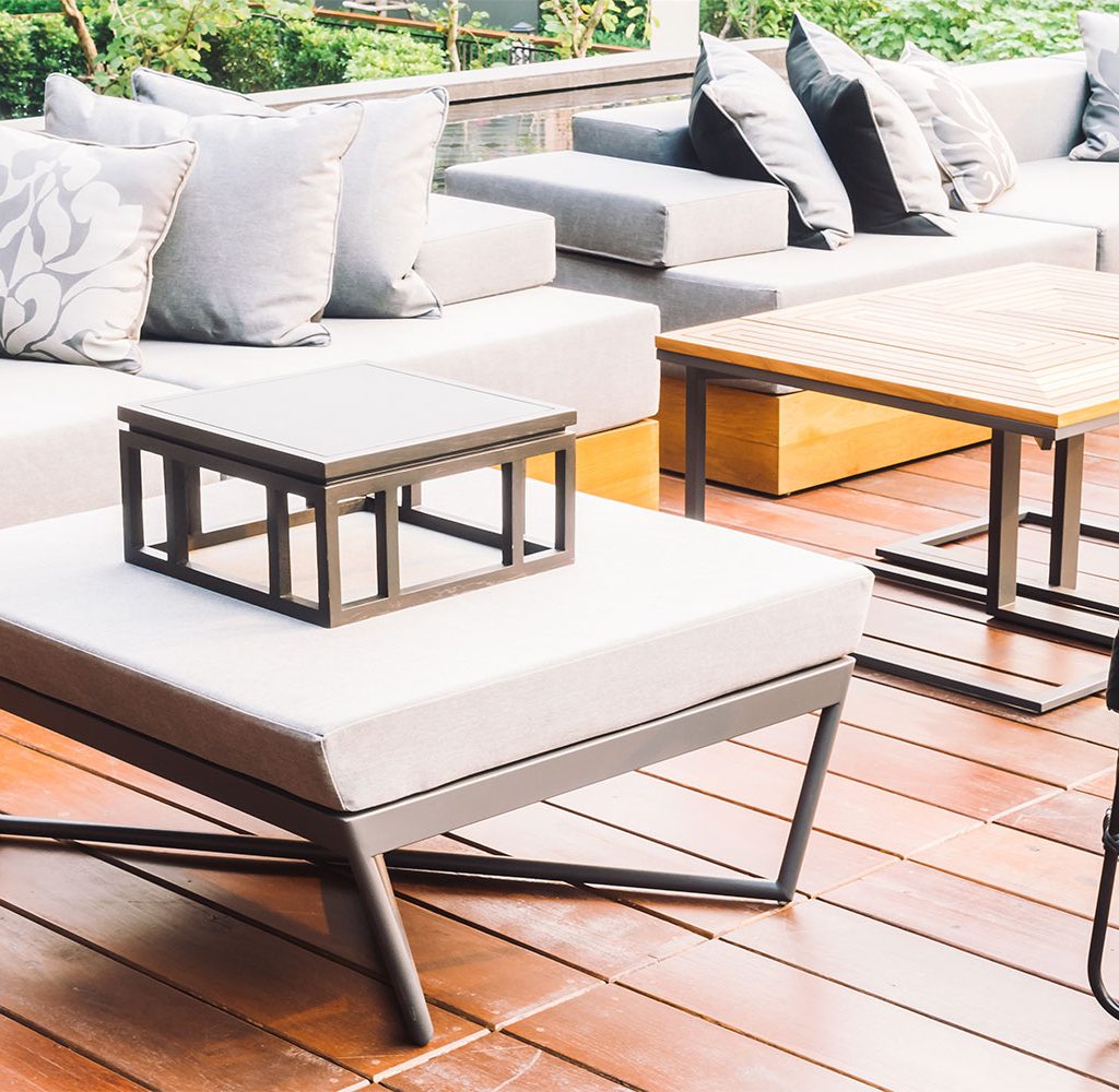 modern metal patio furniture
