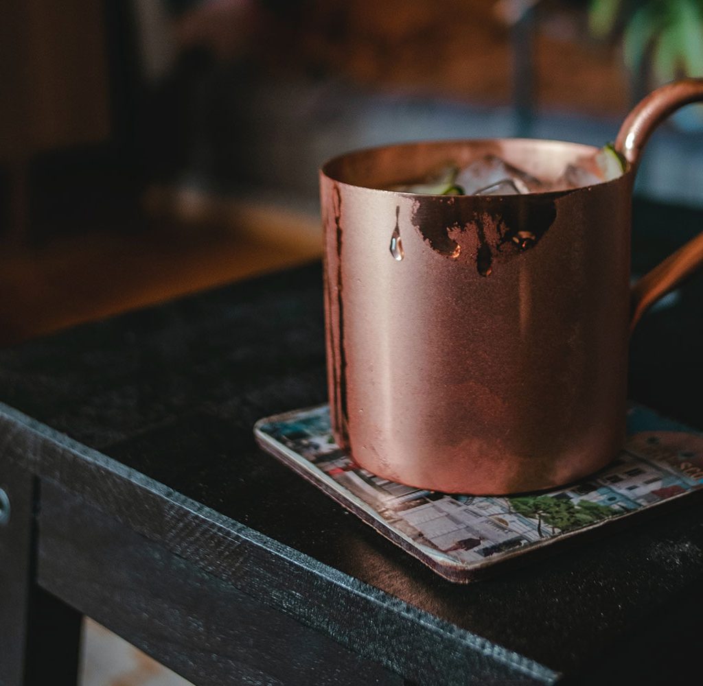 rustic moscow mule cup