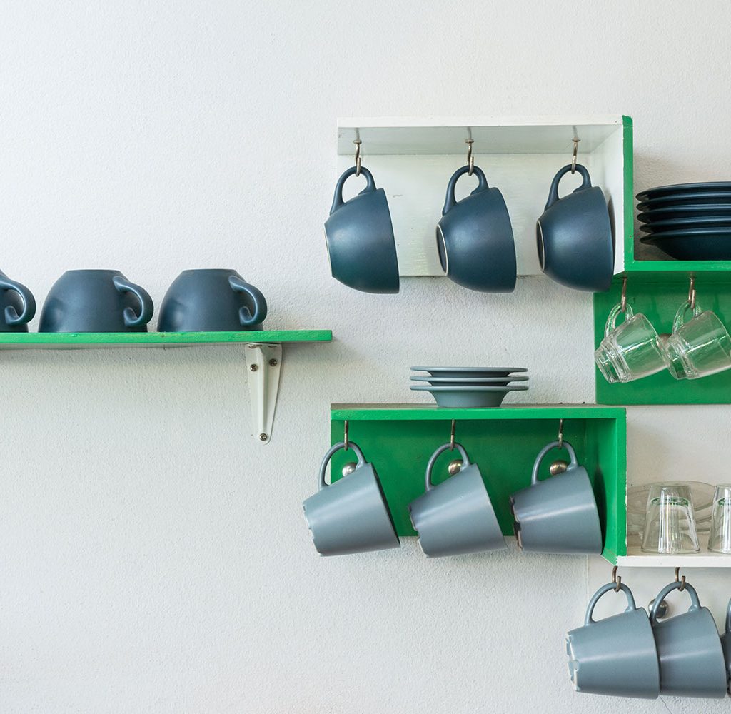 shelves kitchen organization