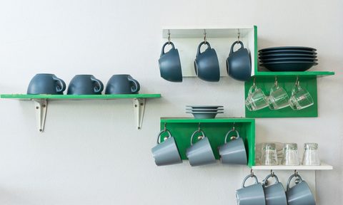 shelves kitchen organization