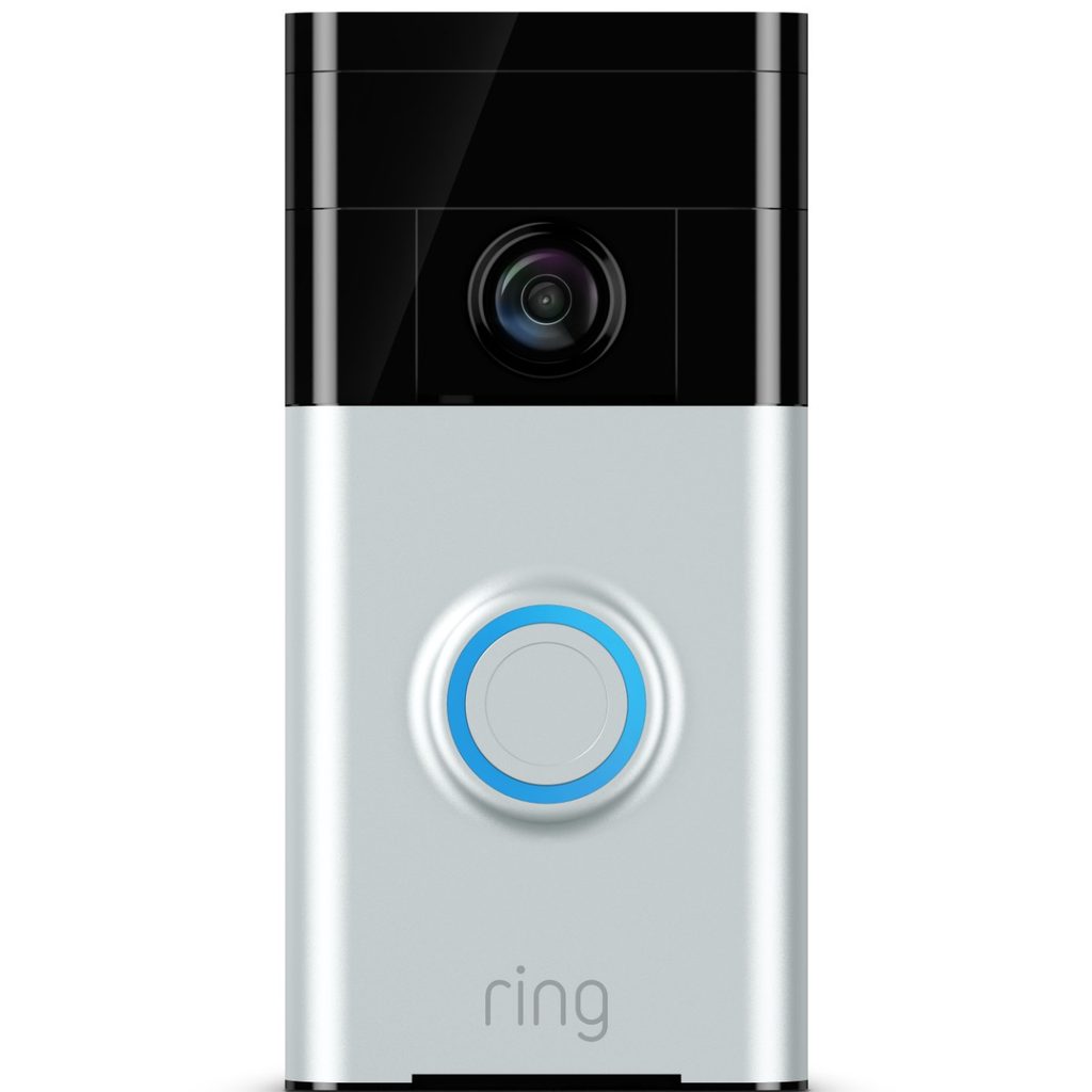 Security camera with doorbell