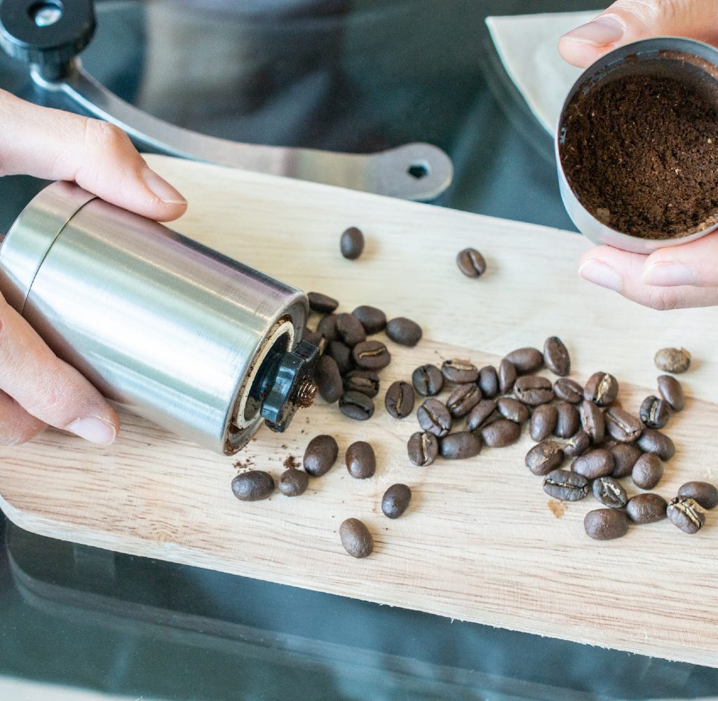 whole and ground coffee