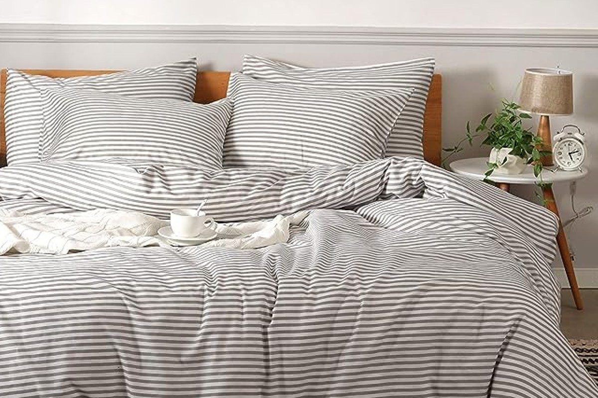 Jellymoni striped cotton duvet