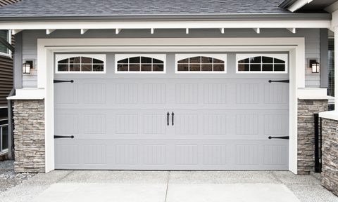 garage doors with accents