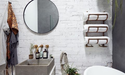 bathroom organized