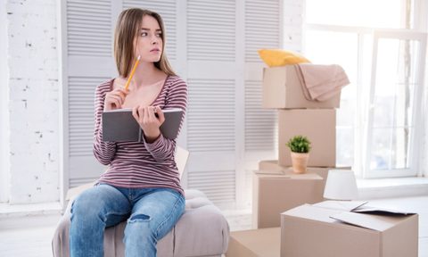 professional organizing help girl boxes jpg