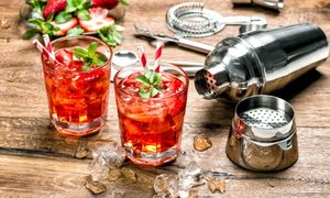 Cocktails with shaker