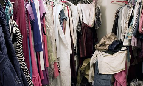 messy closet