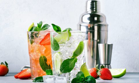 creative mini bar apartment cocktail shaker mojito fruit
