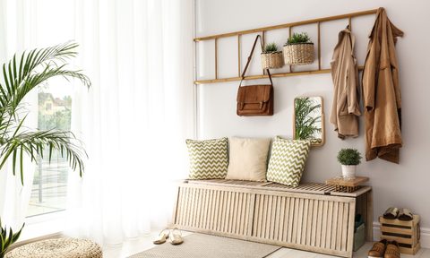 entryway with storage