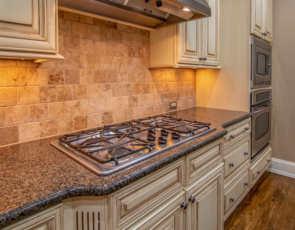 granite countertop kitchen