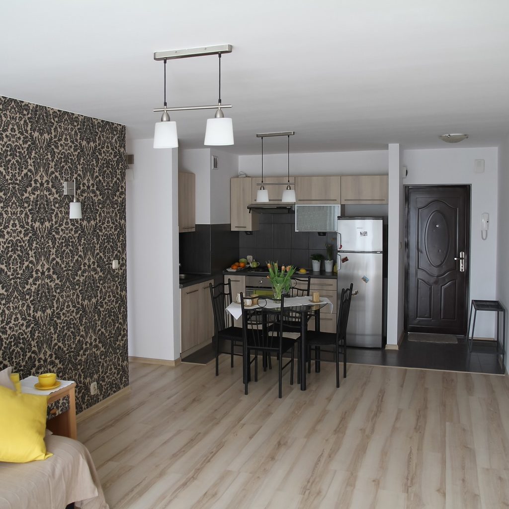 apartment with accent wall