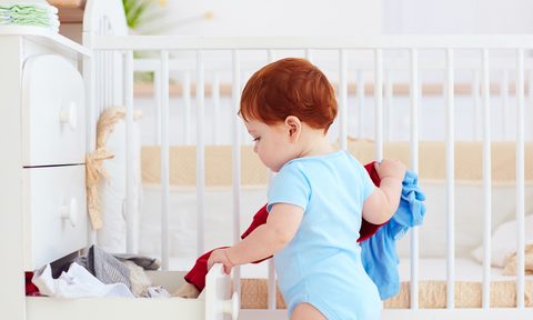 how to organize nursery baby dresser clothes crib