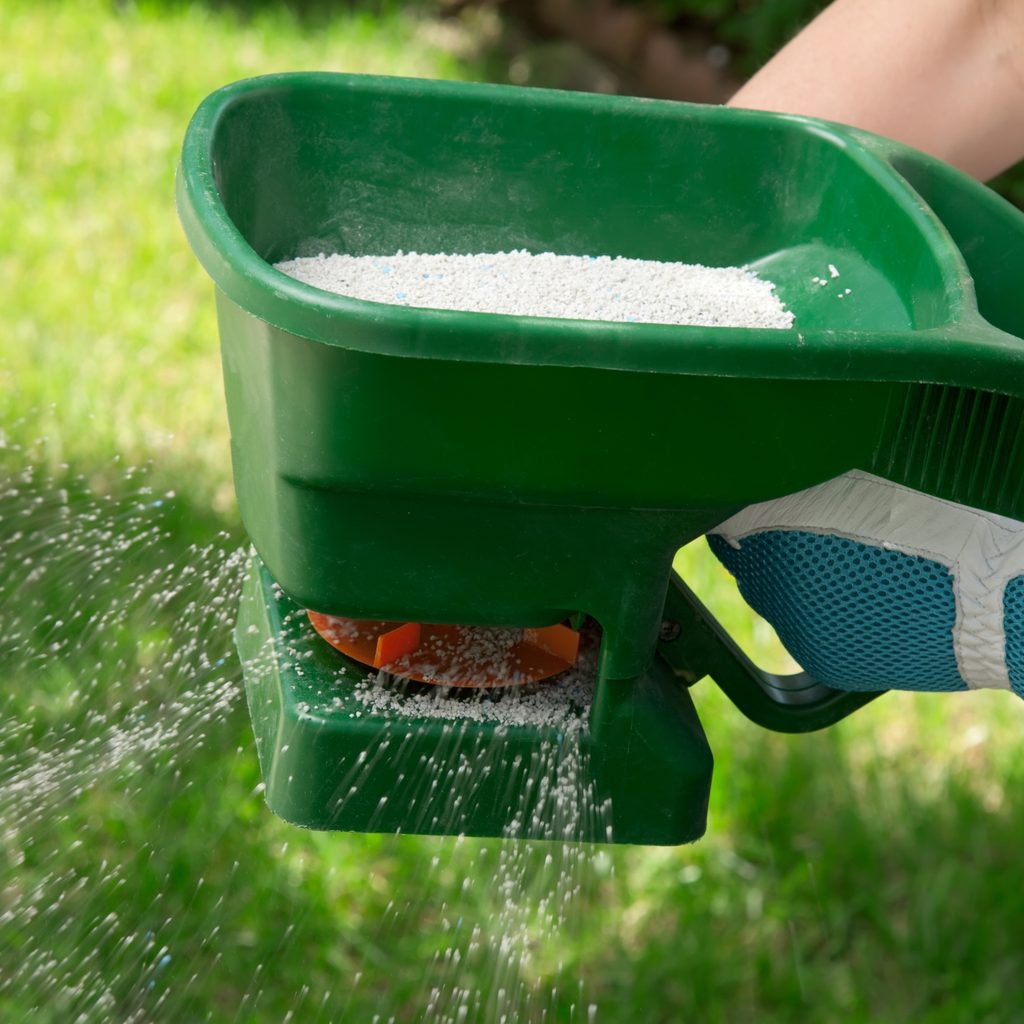 handheld fertilizer for lawn care