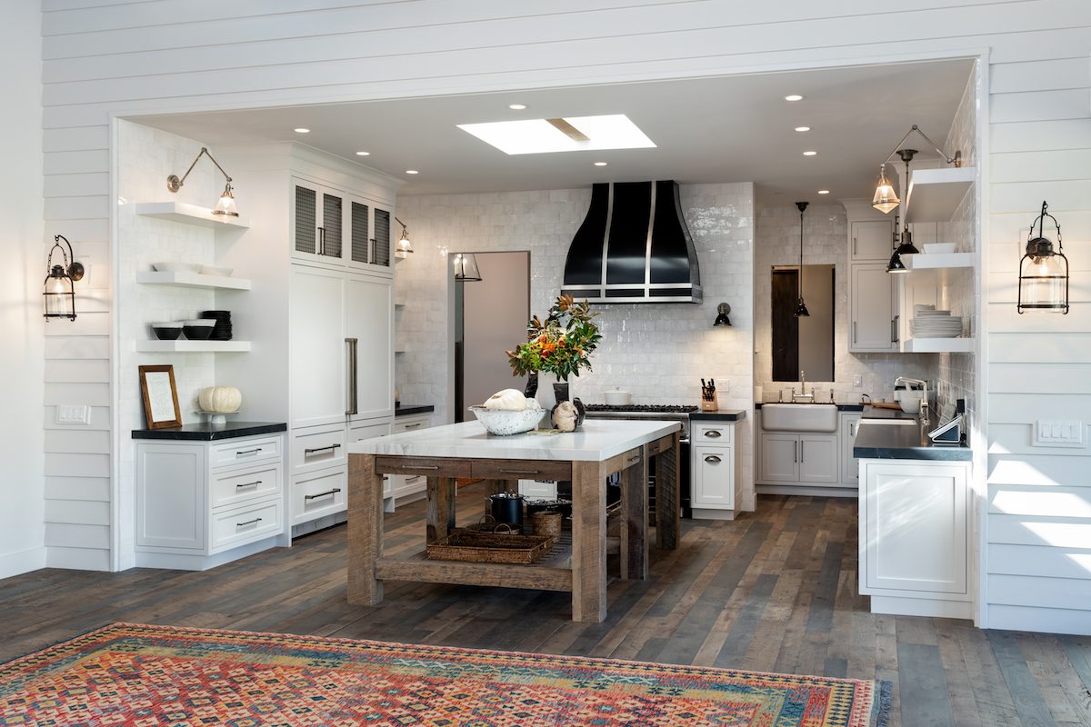 modern rustic kitchen