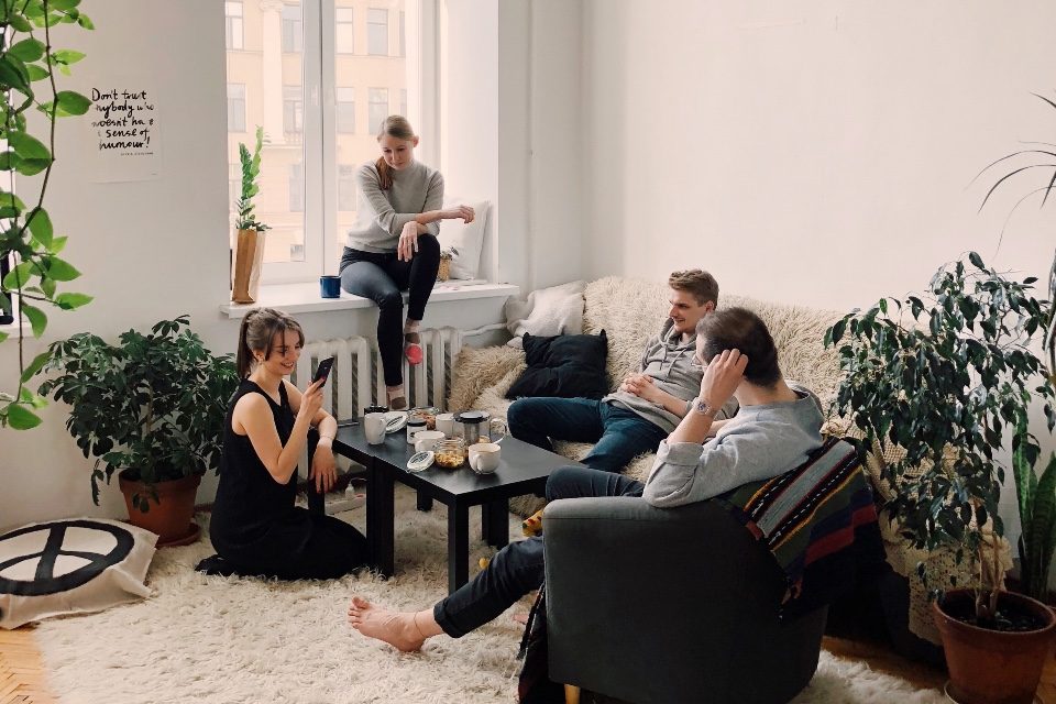 Party in a small space