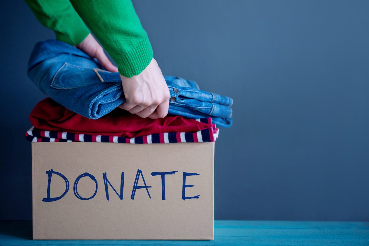 donation clothing box