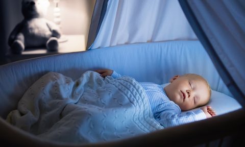 smart lightbulbs dim nursery baby sleeping blue