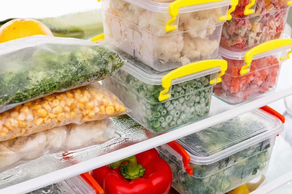 freezer storage containers with food organization
