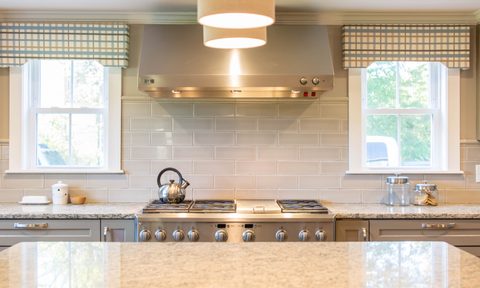 shiny clean kitchen