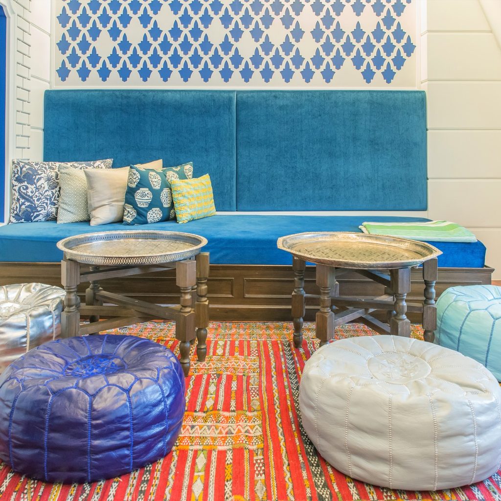 Moroccan inspired living room