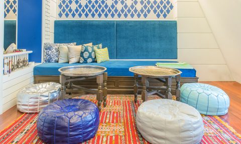 Moroccan inspired living room