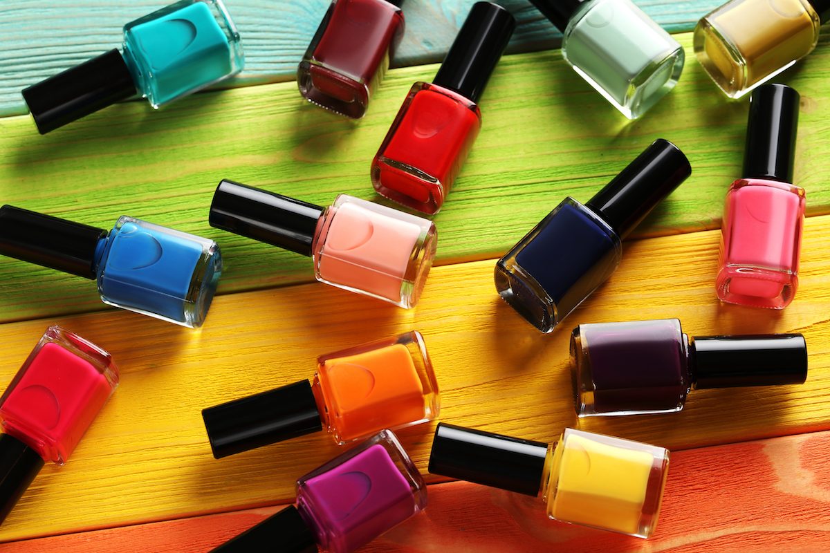 nail polish bottles
