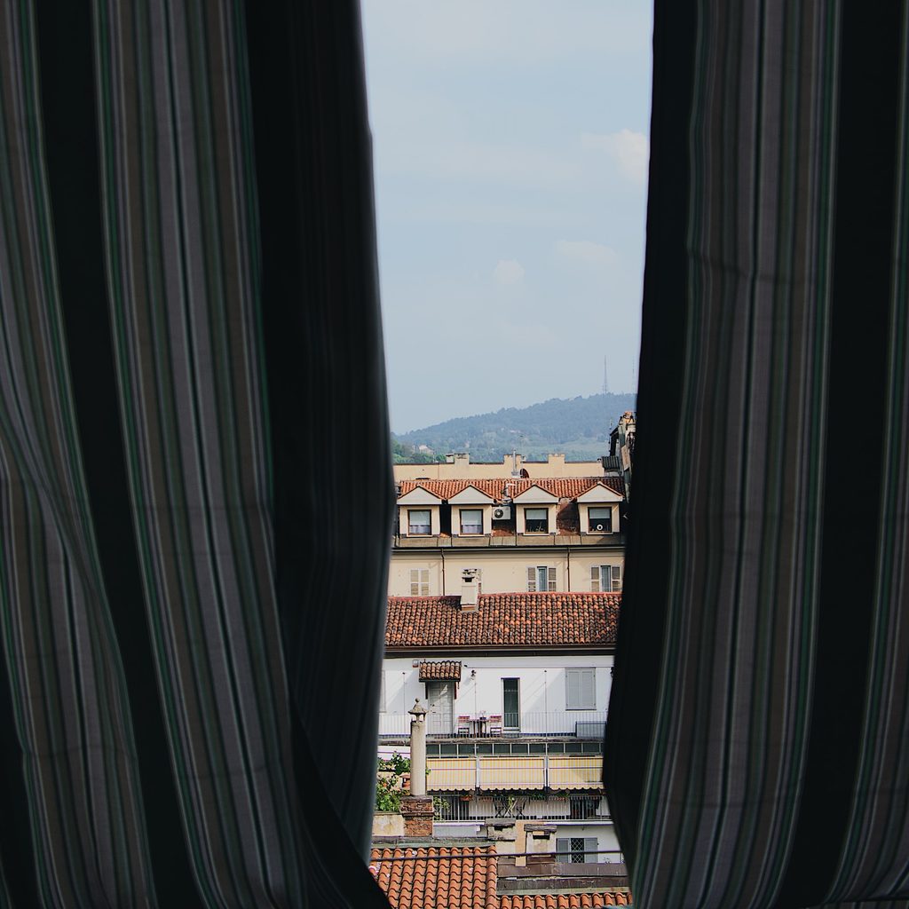 View Of Buildings From A Window