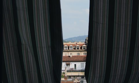 View Of Buildings From A Window