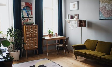 Living Room With Modern Interior Style