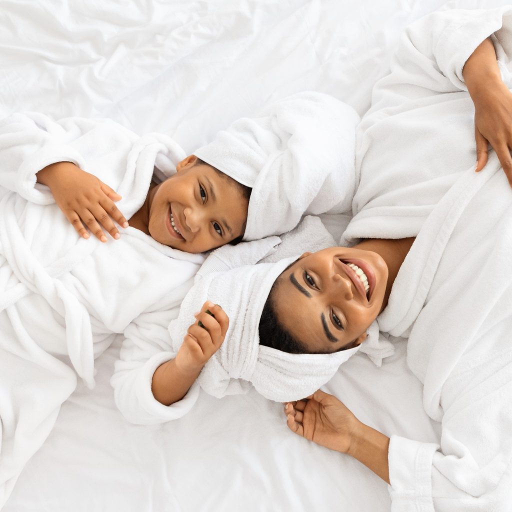 mother and daughter spa day