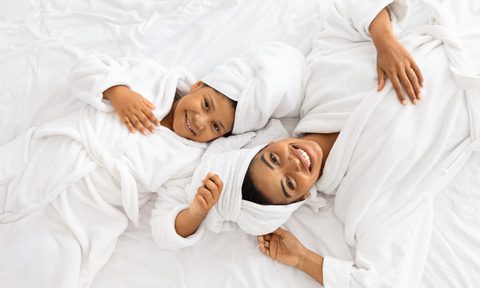 mother and daughter spa day