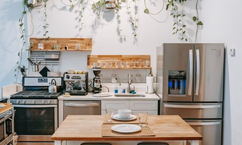 Kitchen with washable paint