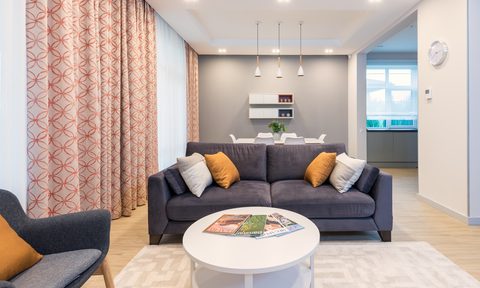 A stylish and clean living area.