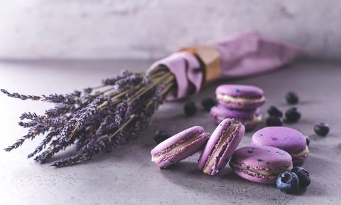 cooking with lavender blueberry macaron desserts