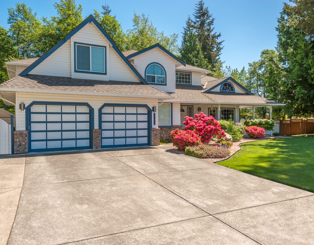 home with a concrete driveway
