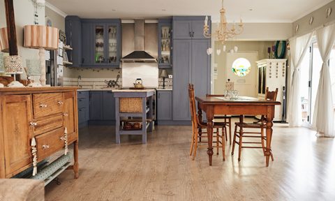 Interior country-style kitchen